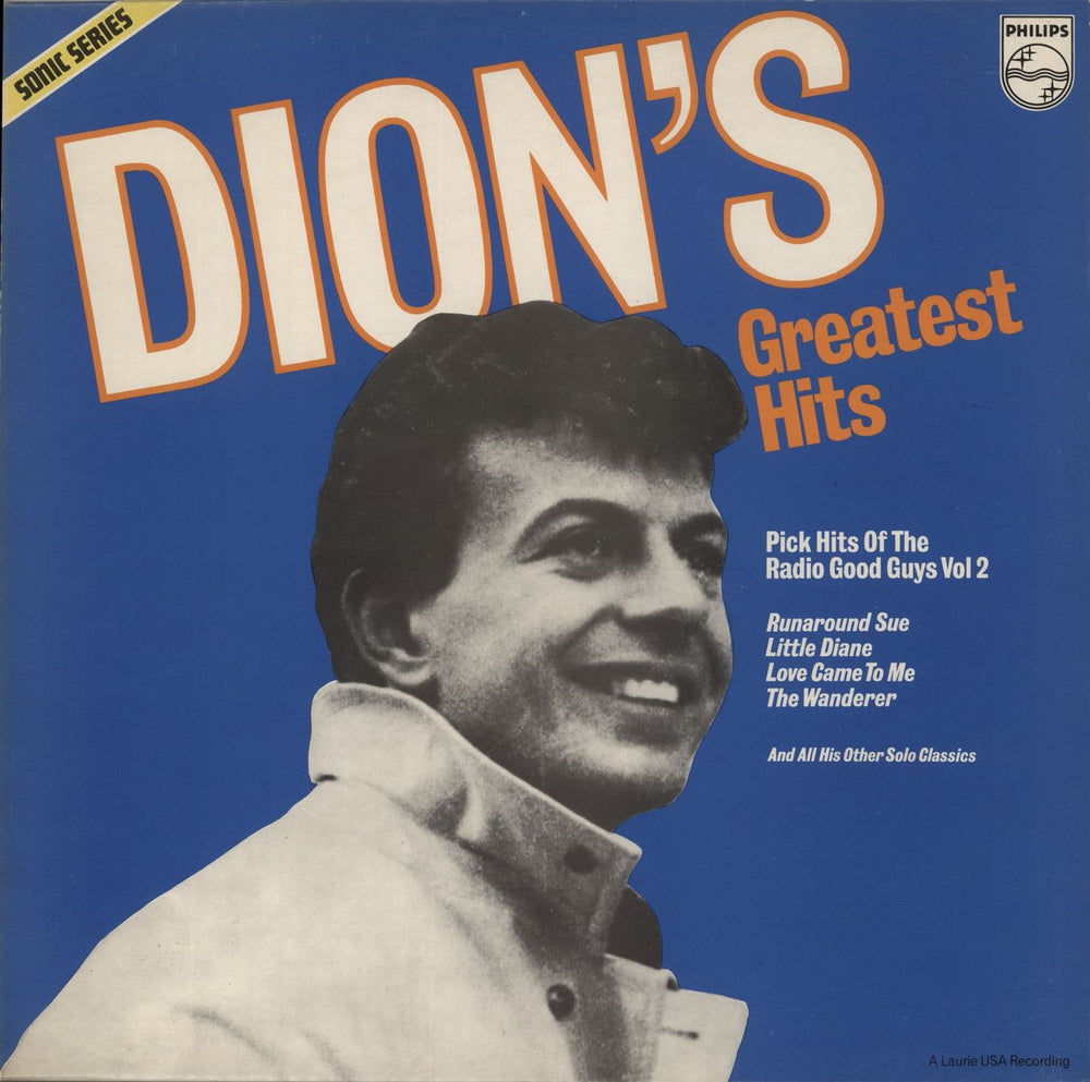 Dion Greatest Hits UK vinyl LP album (LP record) SON004