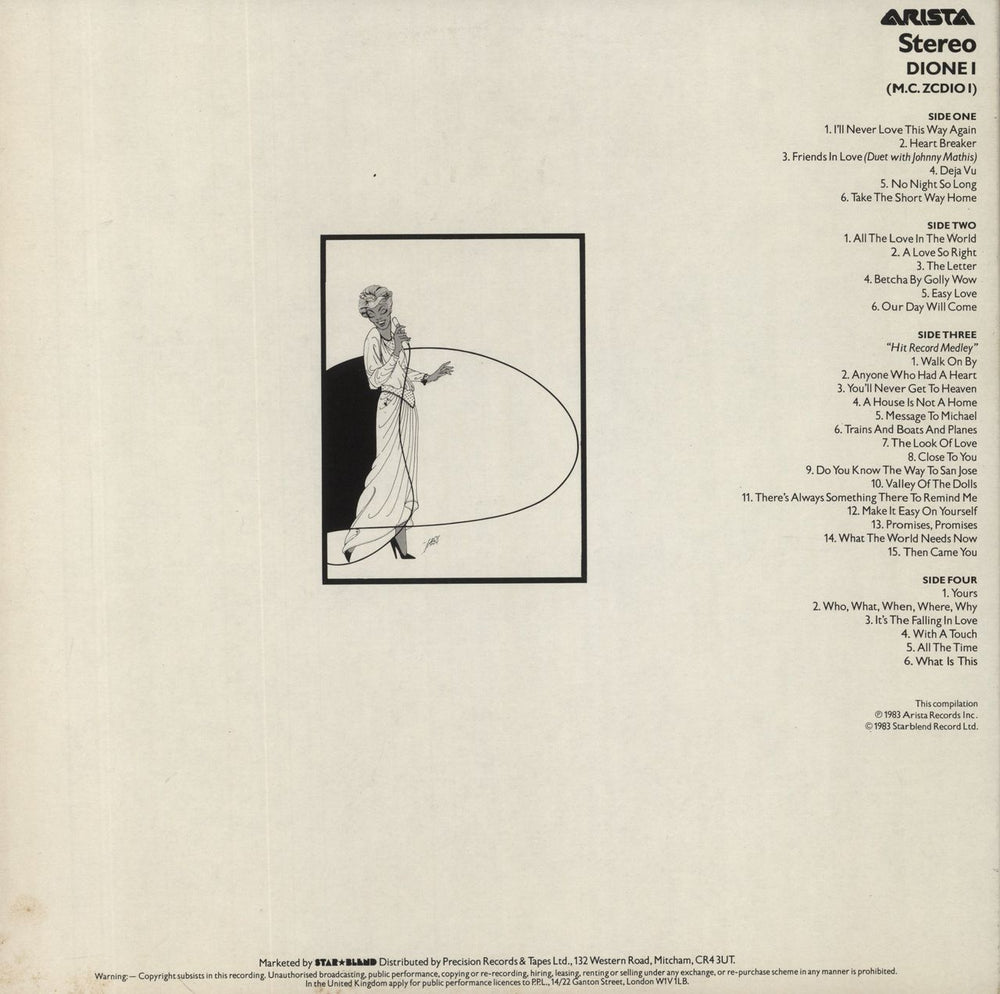 Dionne Warwick The Collection - Hype stickered UK 2-LP vinyl record set (Double LP Album)