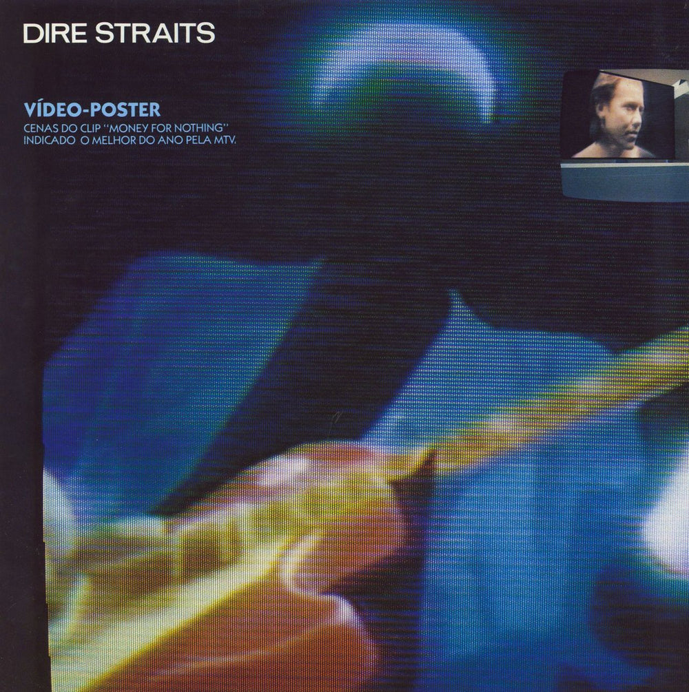 Dire Straits Brothers In Arms + Hype Stickered Sleeve & Poster Brazilian vinyl LP album (LP record)