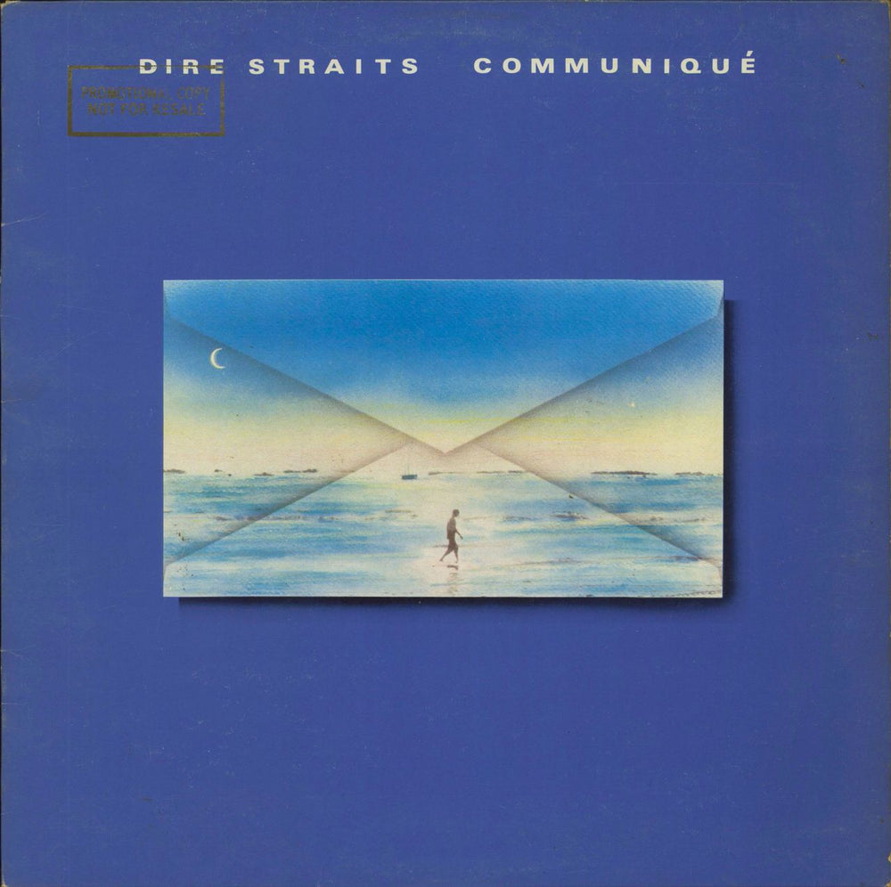 Dire Straits Communique - 1st - Promo Sleeve UK Promo vinyl LP album (LP record) 9102031