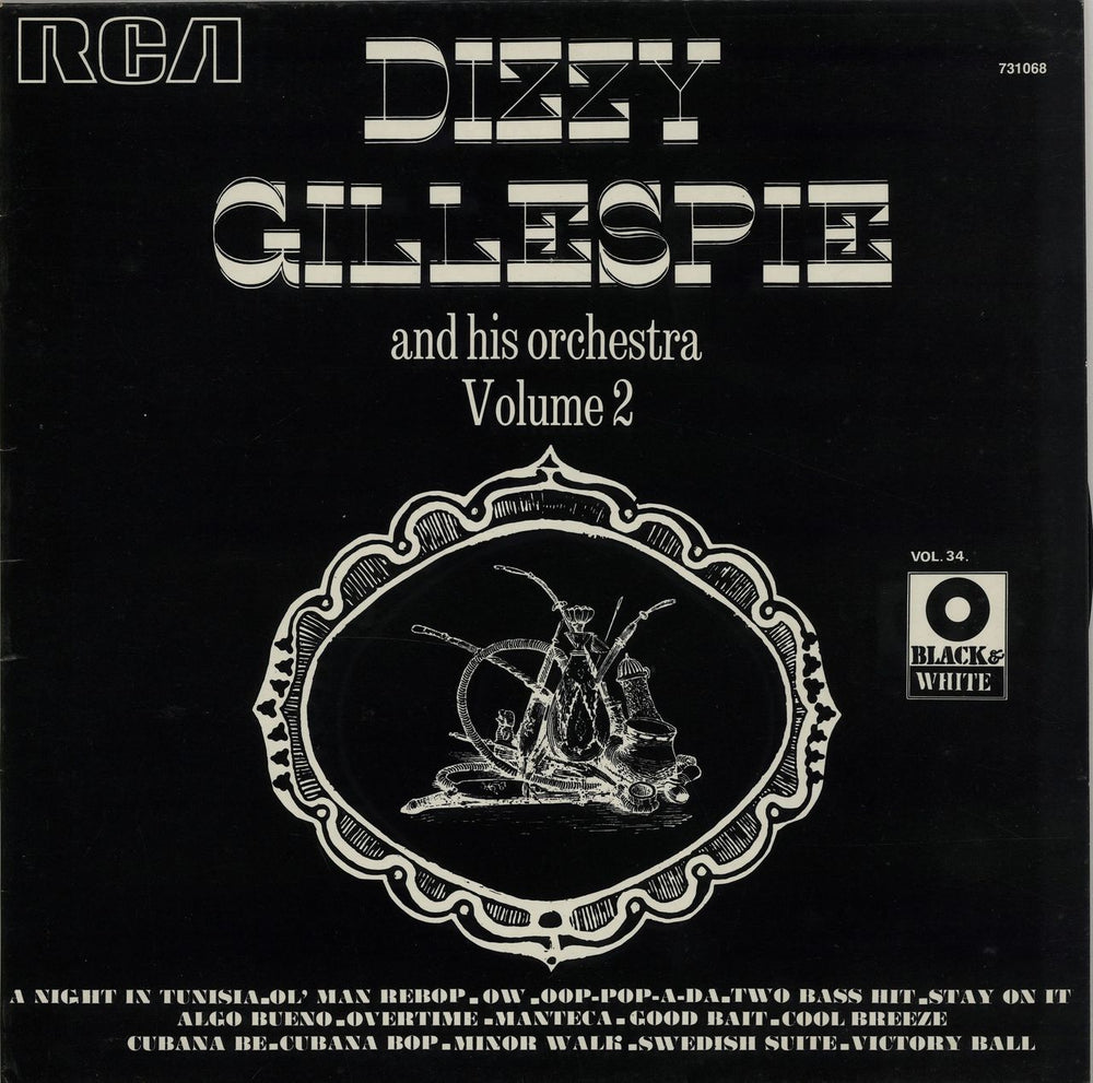 Dizzy Gillespie Volume 2 French vinyl LP album (LP record) 731.068