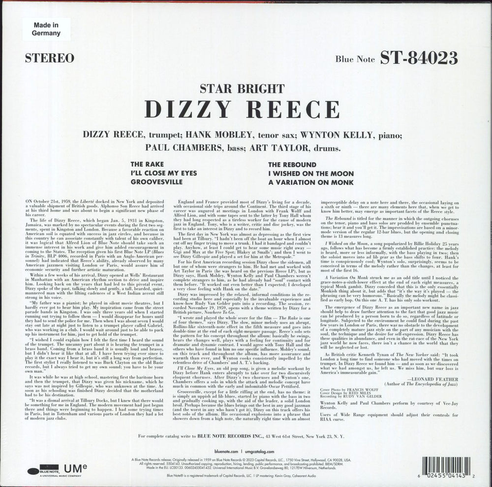 Dizzy Reece Star Bright - 180gm - Sealed UK vinyl LP album (LP record)