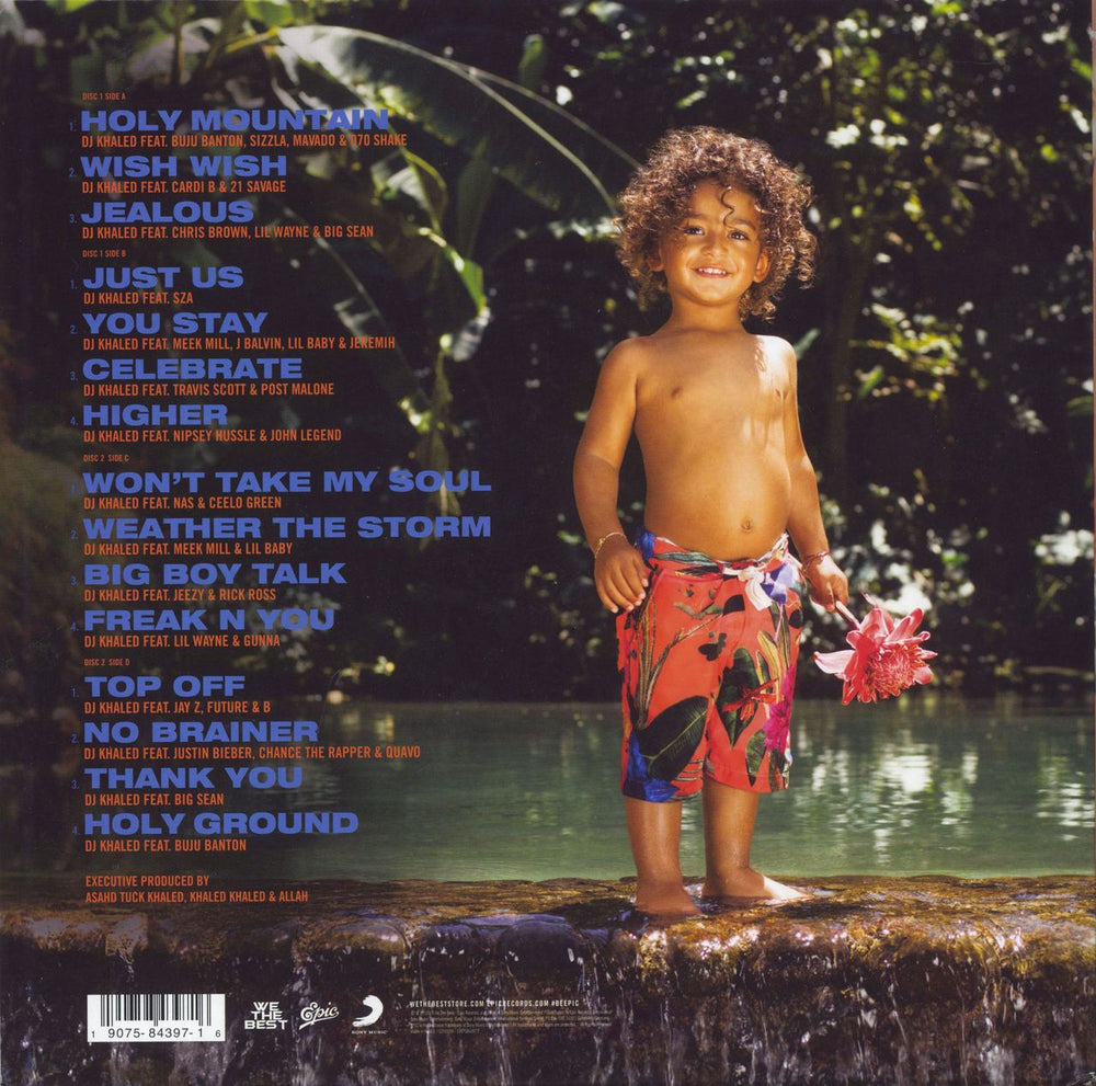 DJ Khaled Father Of Asahd US 2-LP vinyl record set (Double LP Album) 190758439716