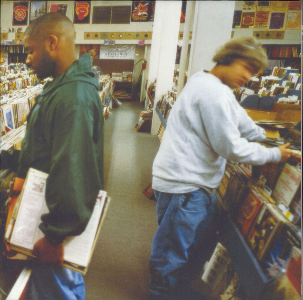 DJ Shadow Endtroducing... - Blue Vinyl UK 2-LP vinyl record set (Double LP Album) 4795722