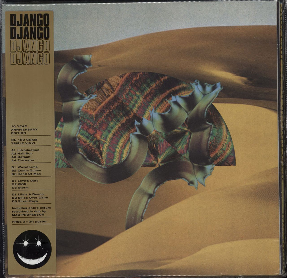 Django Django Django Django: 10th Anniversary + Bonus LP - Sealed UK 3-LP vinyl record set (Triple LP Album) BEC5610407