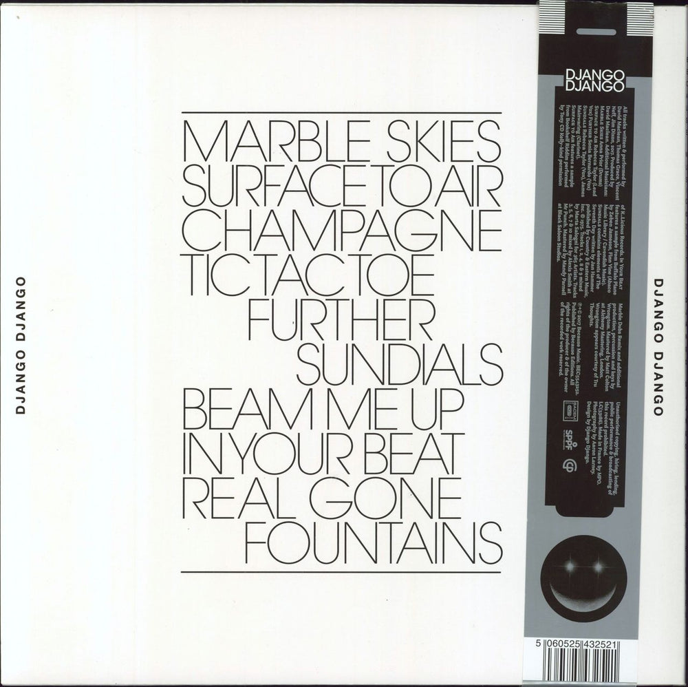 Django Django Marble Skies / Marble Dubs - Blue & Pink Vinyl + CDs + Obi UK 2-LP vinyl record set (Double LP Album) 5060525432521