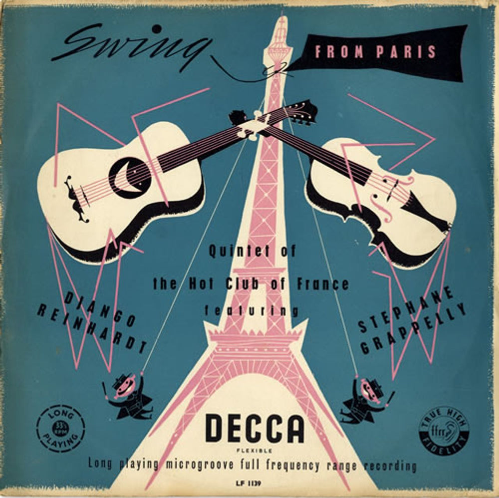 Django Reinhardt & Stéphane Grappelli Swing From Paris UK 10" vinyl single (10 inch record) LF1139