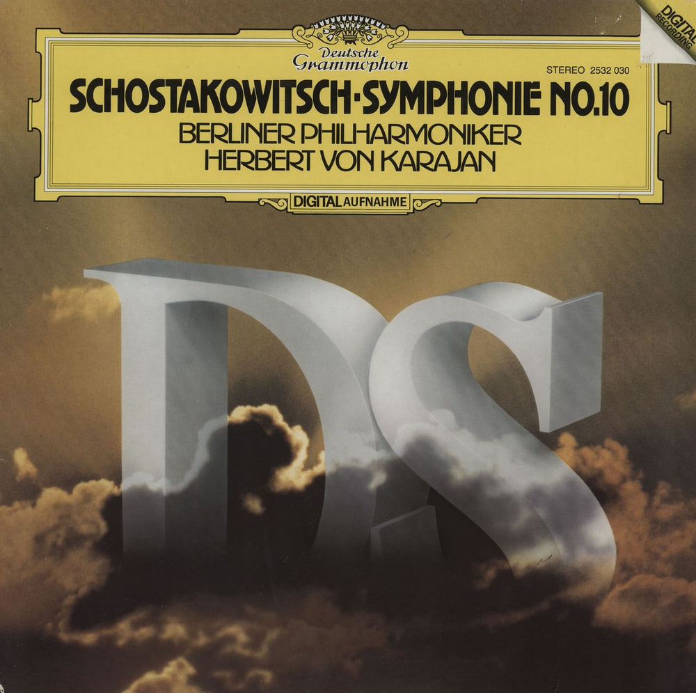 Dmitri Shostakovich Symphonie No. 10 German vinyl LP album (LP record) 2532030