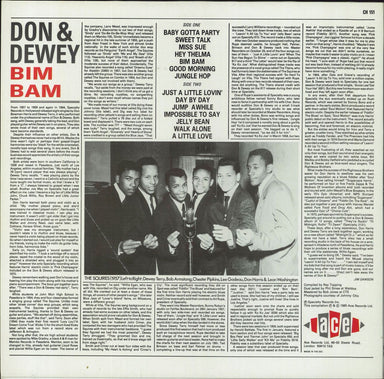 Don And Dewey Bim Bam UK Vinyl LP — RareVinyl.com