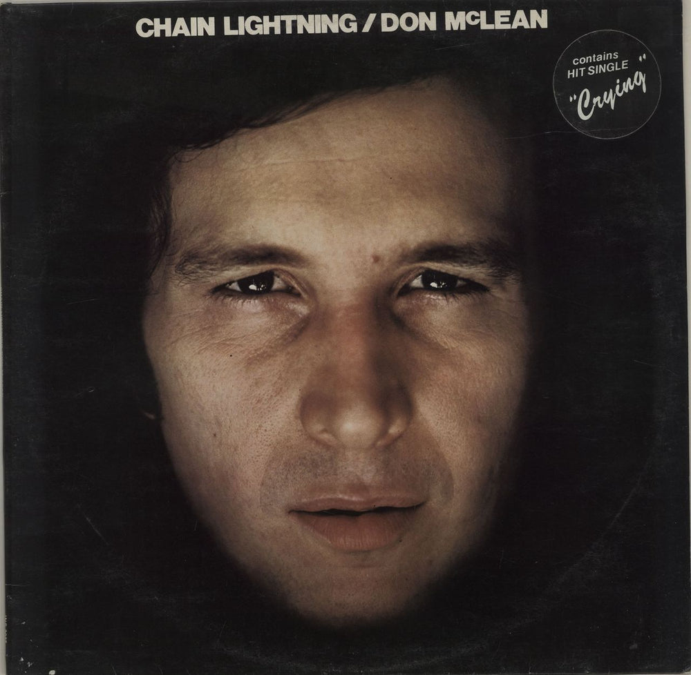 Don McLean Chain Lightning UK vinyl LP album (LP record) INS3025