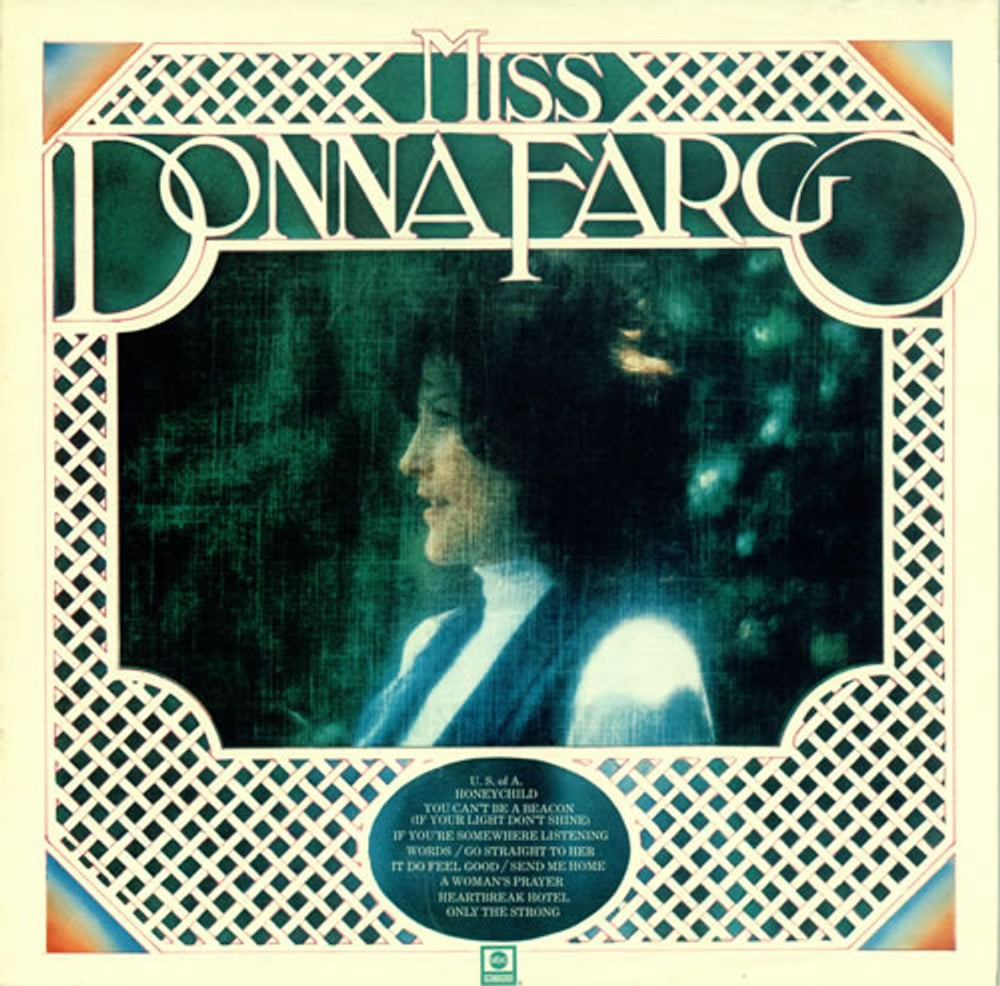 Donna Fargo Miss Donna Fargo UK vinyl LP album (LP record) ABCL5095