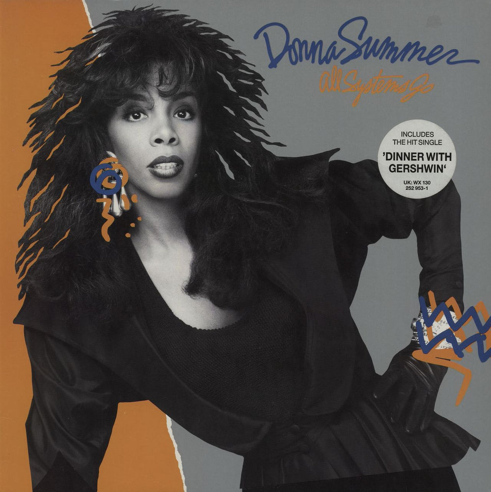 Donna Summer All Systems Go - Hype-stickered sleeve German vinyl LP album (LP record) 252953-1