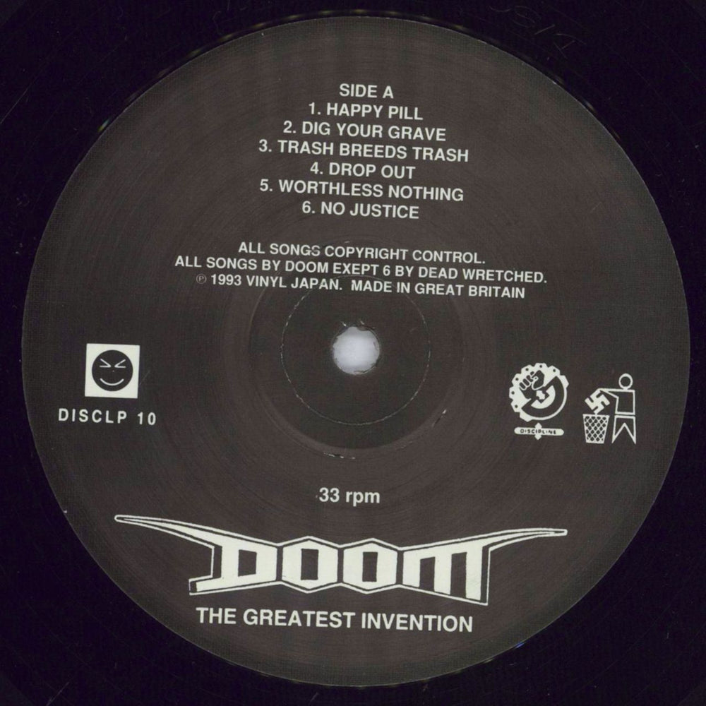 Doom The Greatest Invention UK vinyl LP album (LP record) E4-LPTH831923