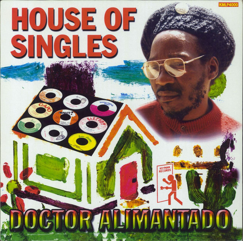 Dr Alimantado House Of Singles UK Promo vinyl LP album (LP record) KMLP4000