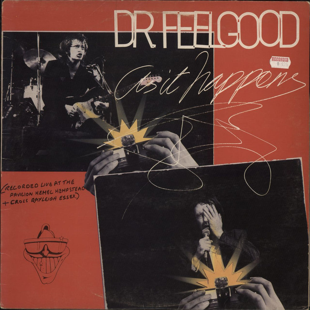 Dr Feelgood As It Happens South African vinyl LP album (LP record) UAJ(L)1015