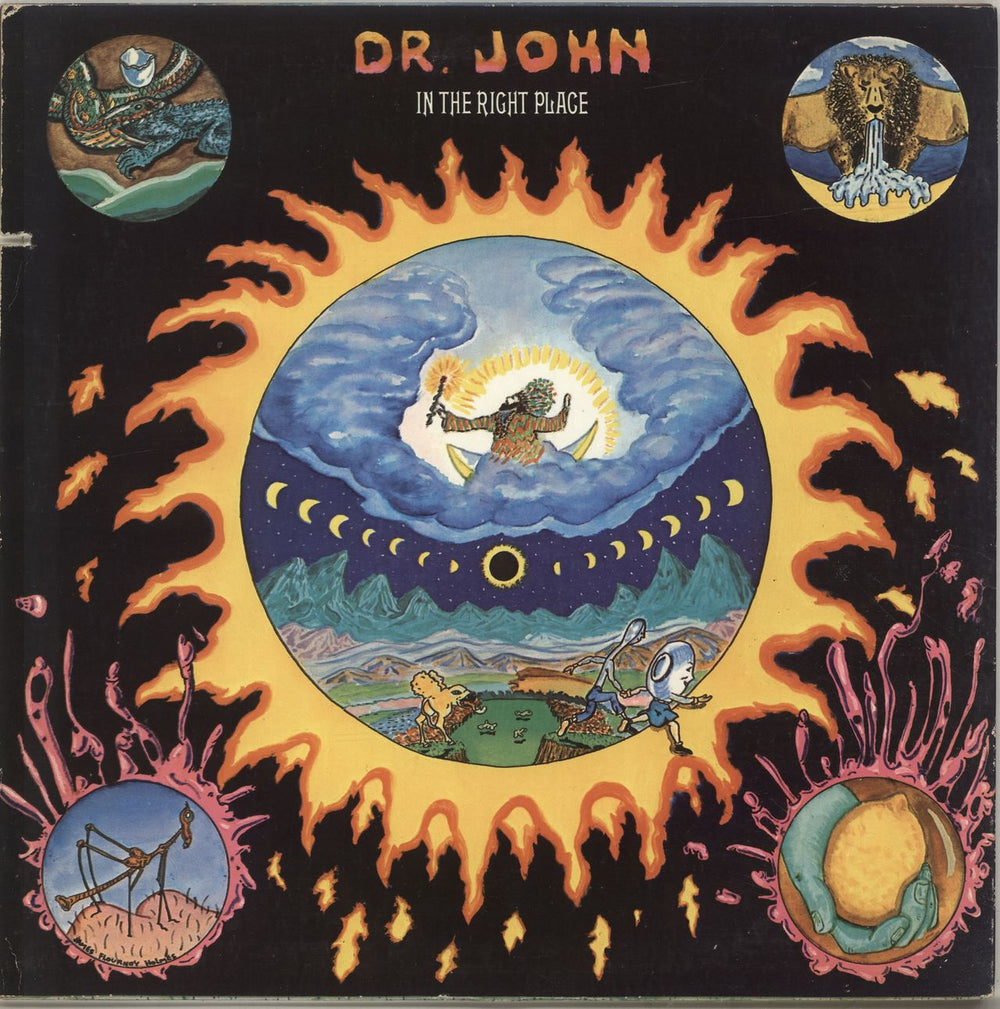 Dr John In The Right Place - 1st US vinyl LP album (LP record) SD7018