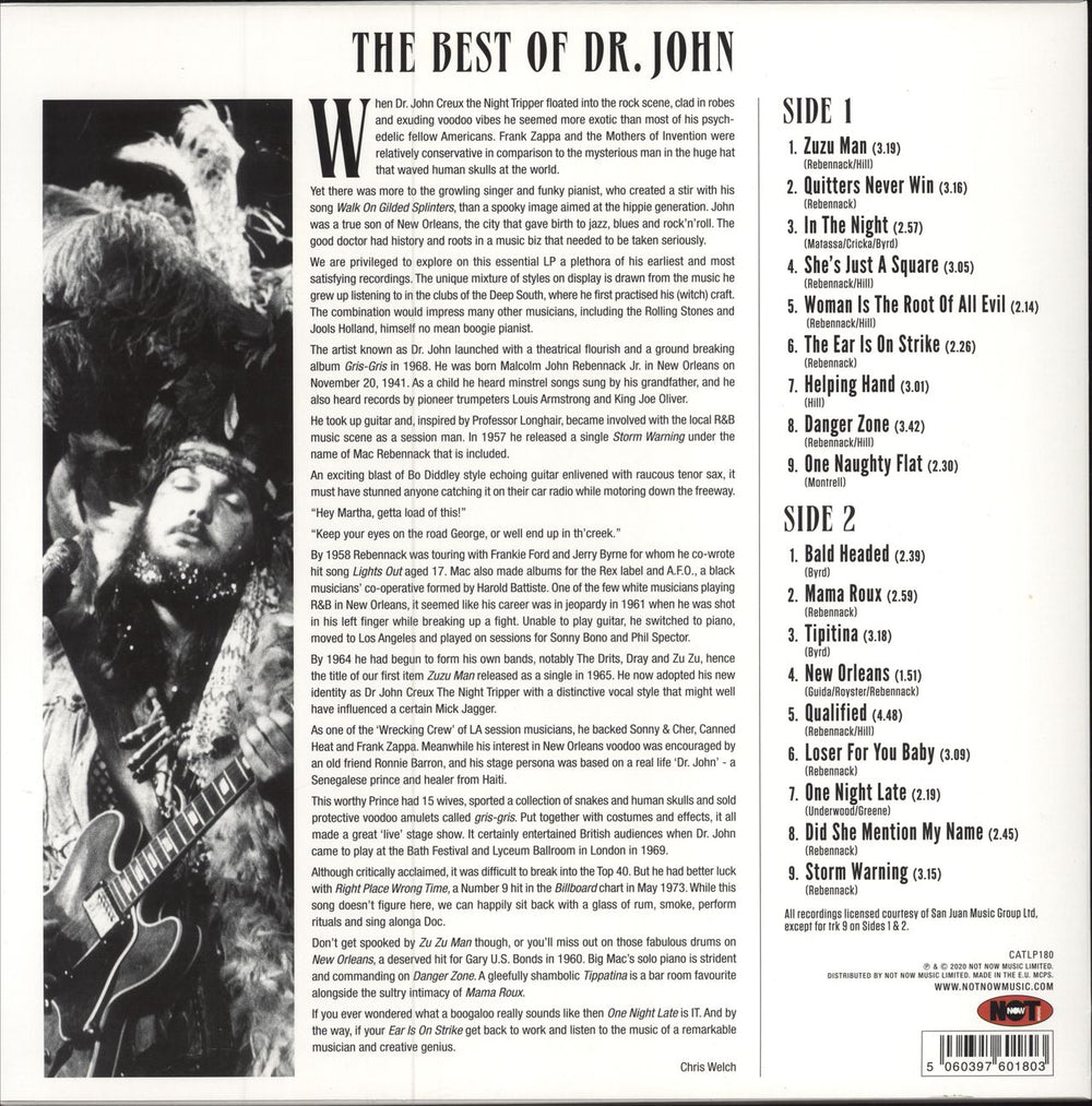 Dr John The Best Of Dr. John UK vinyl LP album (LP record) 5060397601803