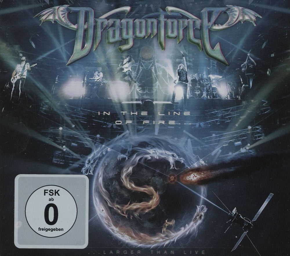 Dragonforce In The Line Of Fire (Larger Than Live) German 2-disc CD/DVD set 0210317EMU