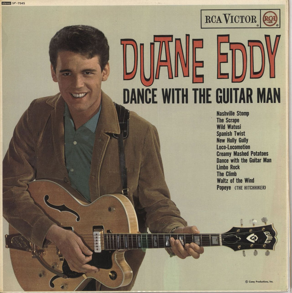 Duane Eddy Dance With The Guitar Man UK vinyl LP album (LP record) SF-7545