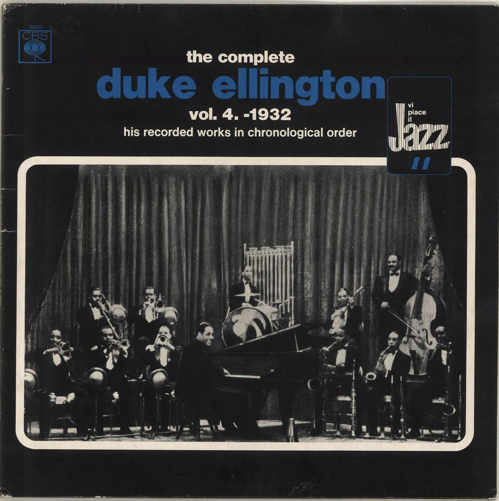 Duke Ellington The Complete Duke Ellington Volume 4: 1932 Italian 2-LP vinyl record set (Double LP Album) 88035