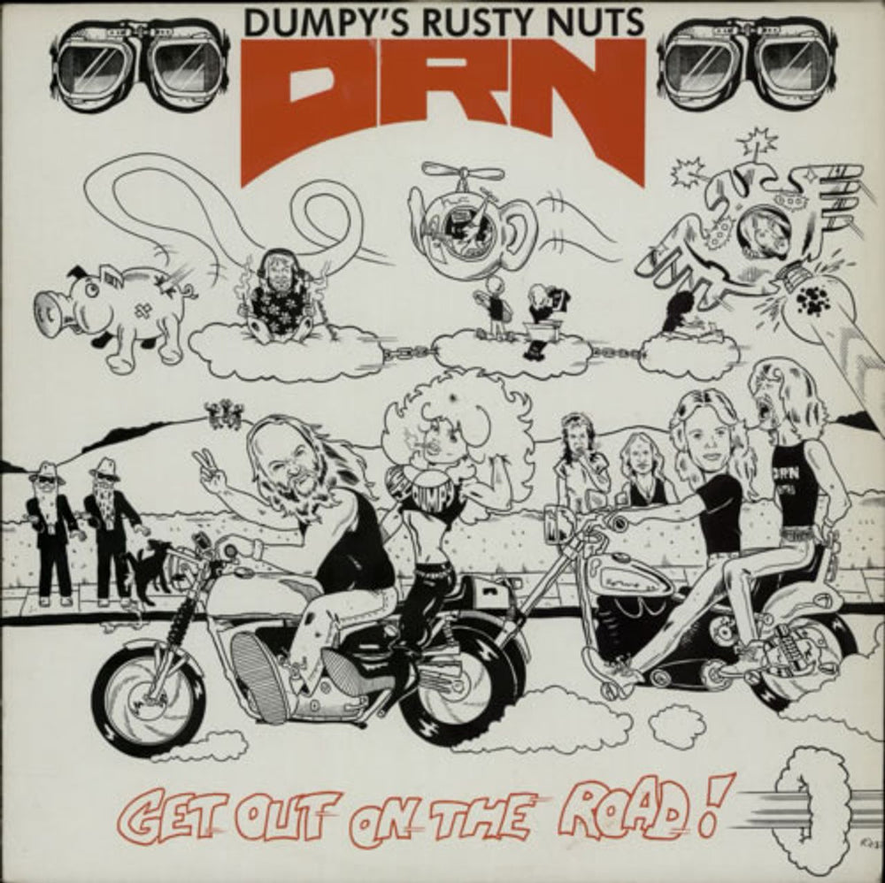Dumpy's Rusty Nuts Get Out On The Road UK vinyl LP album (LP record) METALP118
