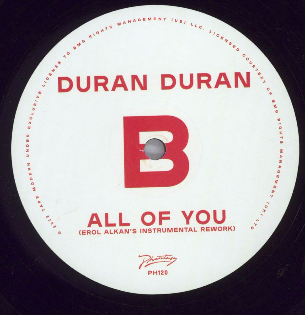 Duran Duran All Of You - Erol Alkan's Extended Rework UK 12" vinyl single (12 inch record / Maxi-single) DDN12AL823684