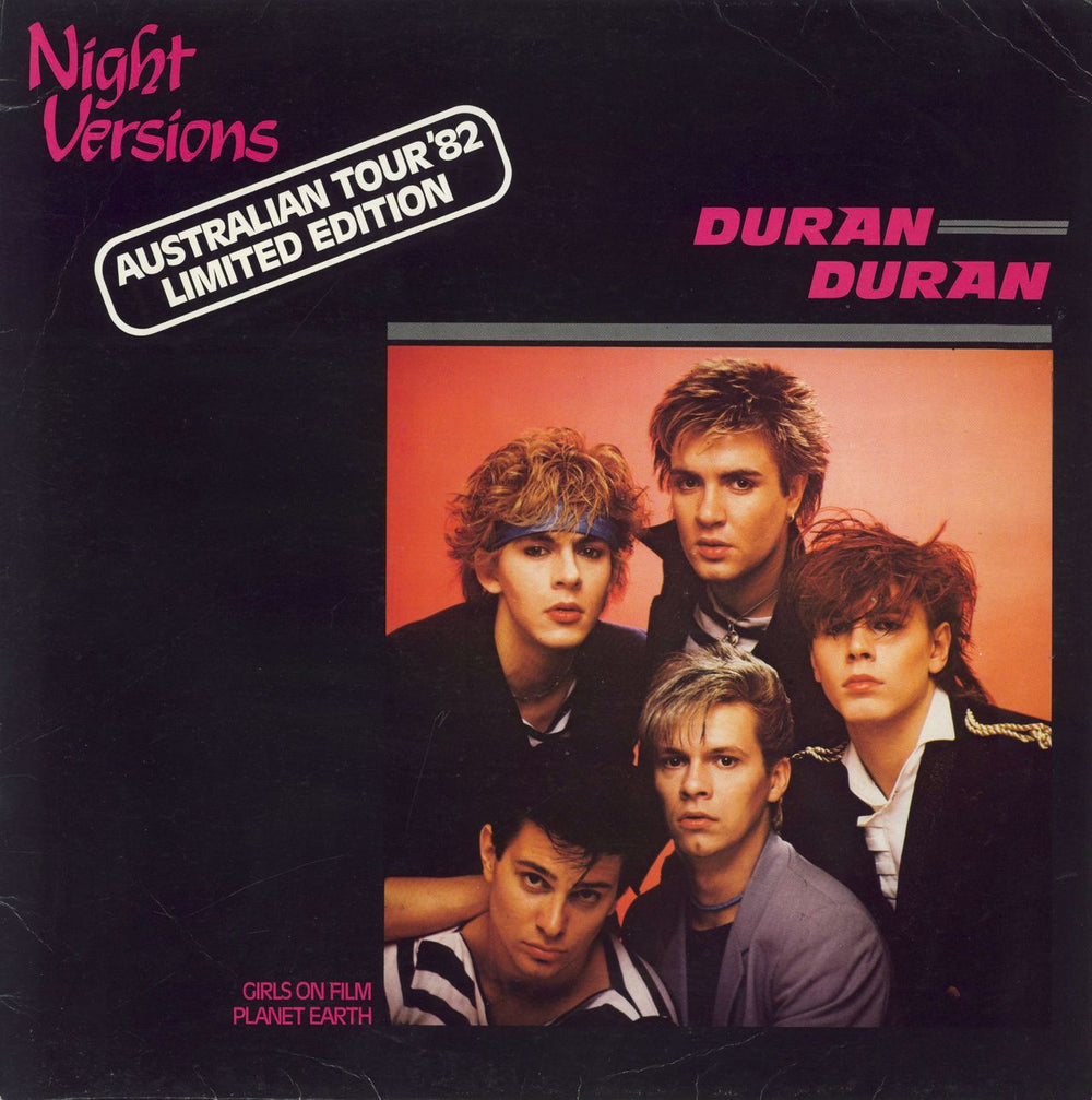 Duran Duran Night Versions - VG+ Australian 12" vinyl single (12 inch record / Maxi-single) ED45