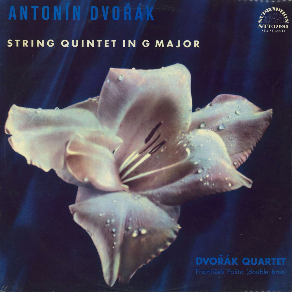 Dvorák Quartet Dvorák: String Quintet in G Major Czech vinyl LP album (LP record) SUAST50041
