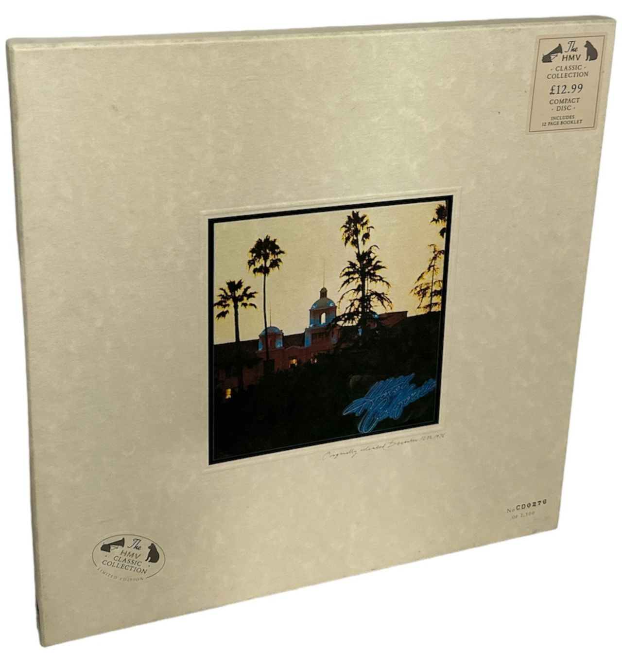 Eagles Hotel California - CD Box UK Cd album box set — RareVinyl.com