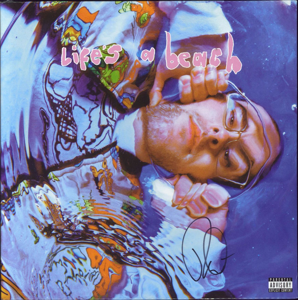 Easy Life Life's A Beach - Transparent Blue - Autographed - Sealed UK vinyl LP album (LP record) 3564085