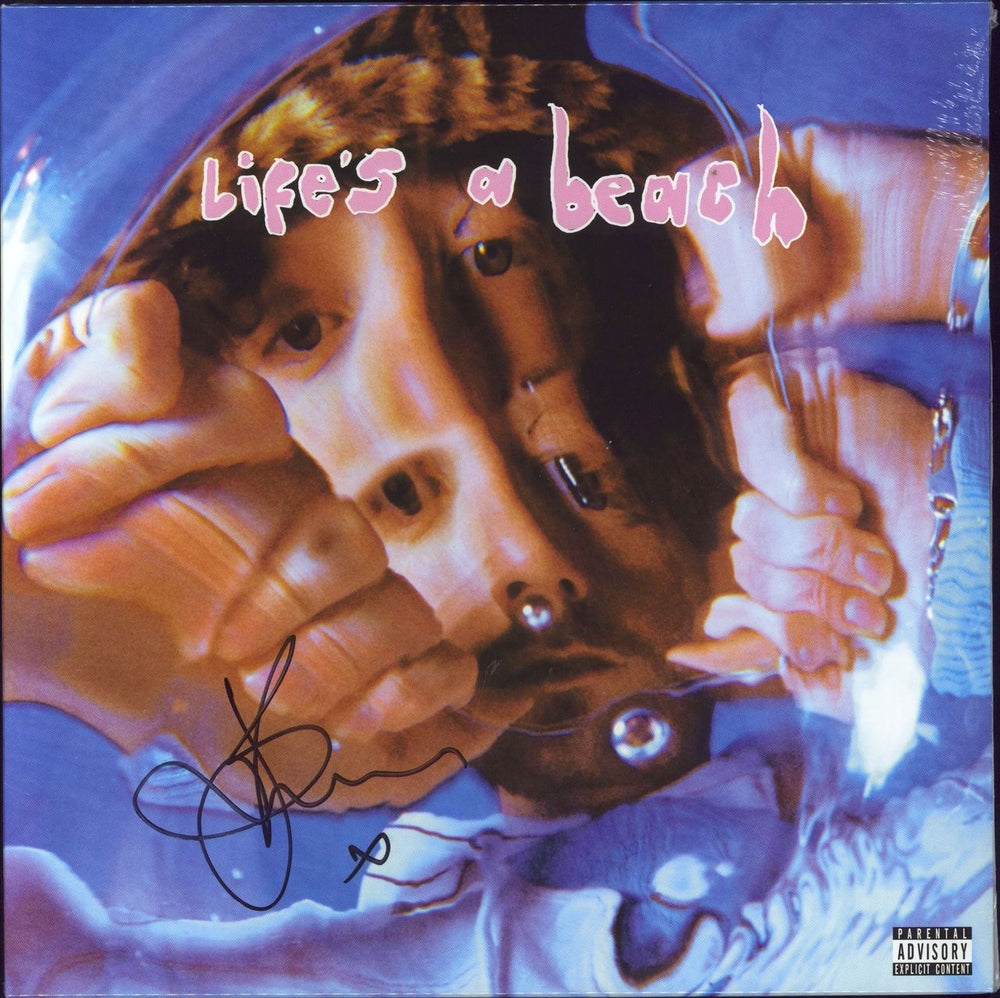 Easy Life Life's A Beach - Transparent Purple - Autographed - Sealed UK vinyl LP album (LP record) 3564098