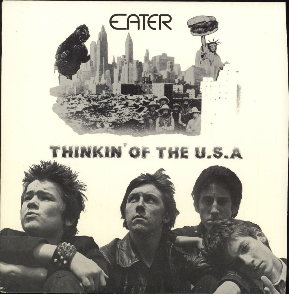 Eater Thinkin' Of The USA UK 7" vinyl single (7 inch record / 45) TLR003