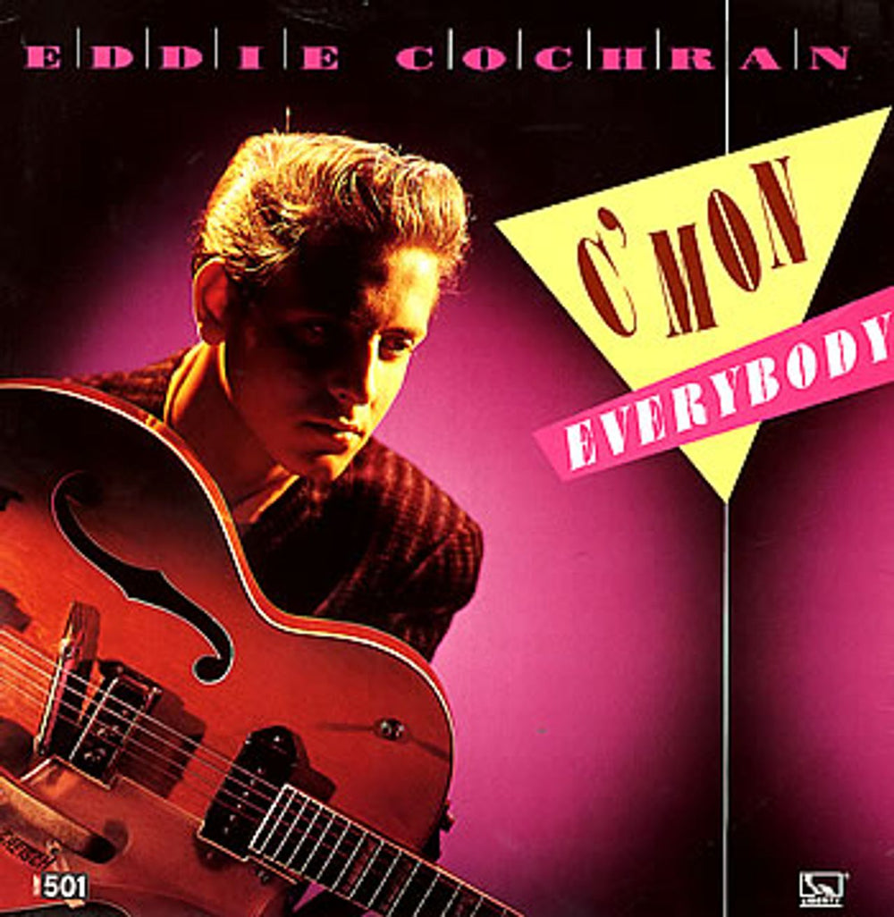 Eddie Cochran C'mon Everybody UK 12" vinyl single (12 inch record / Maxi-single) 12EDDIE501