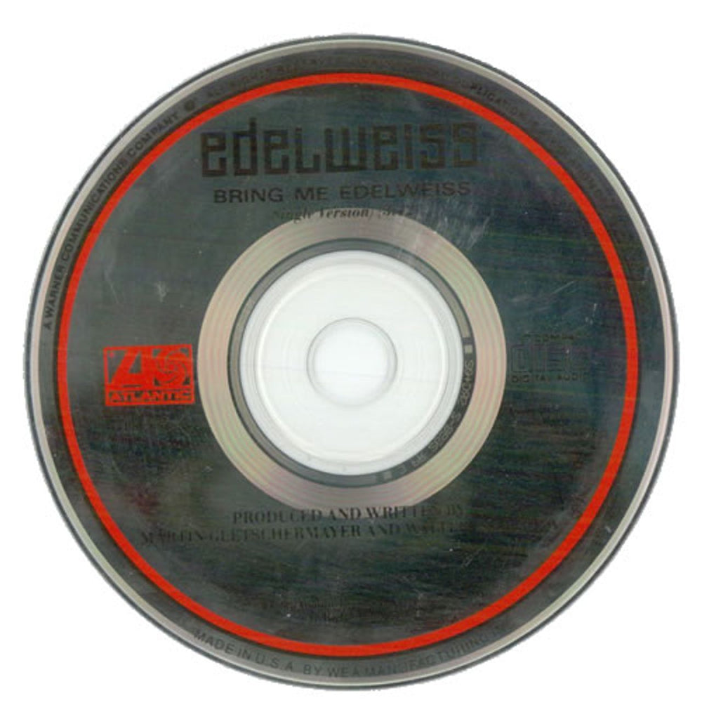 Edelweiss Bring Me Edelweiss US Promo CD single (CD5 / 5") PR2698-2