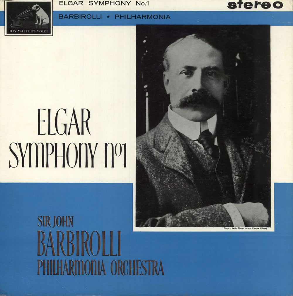 Edward Elgar Elgar Symphony No. 1 UK vinyl LP album (LP record) ASD540