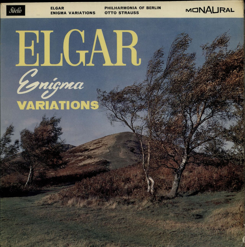 Edward Elgar Enigma Variations UK vinyl LP album (LP record) ATL4111