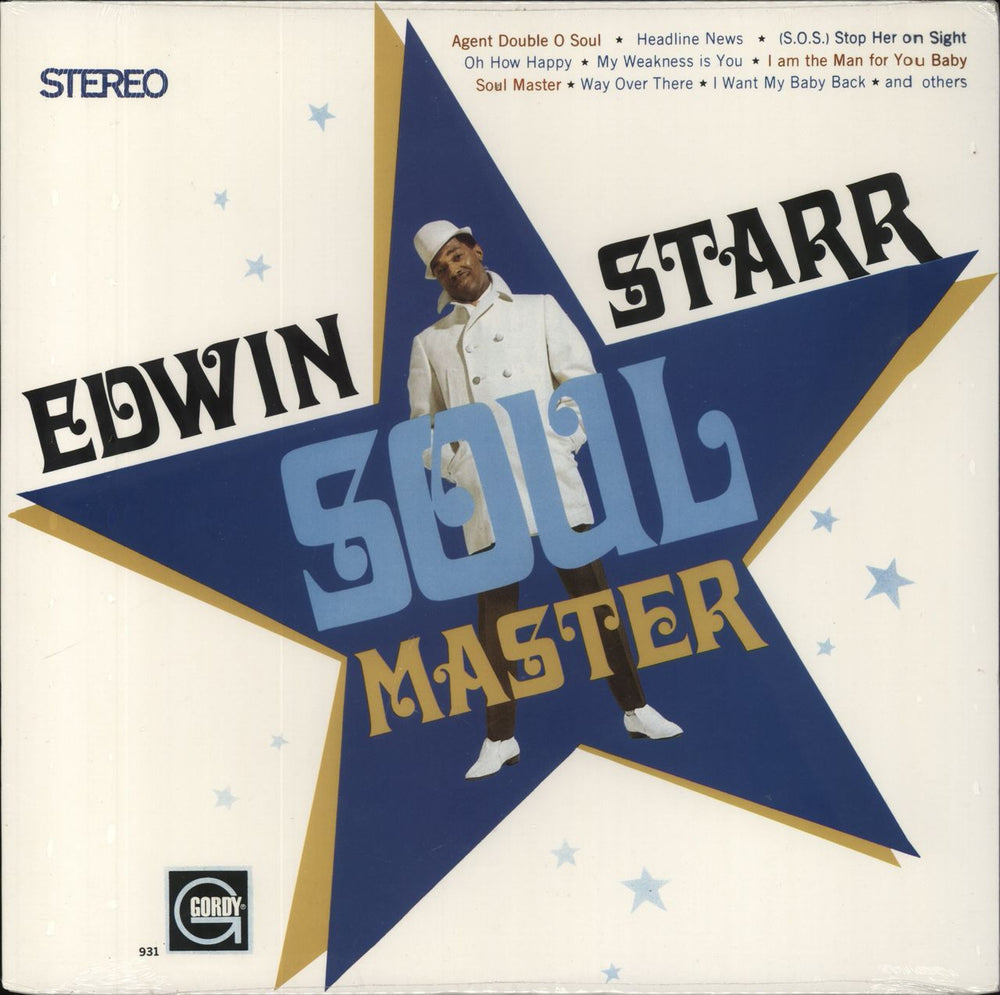 Edwin Starr Soul Master US vinyl LP album (LP record) GORDY931