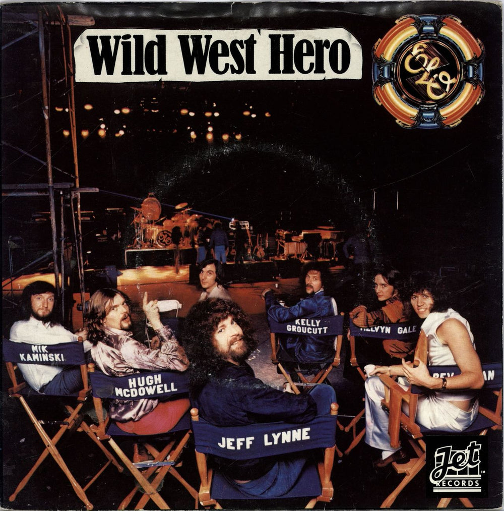 Electric Light Orchestra Wild West Hero - A Label UK Promo 7" vinyl single (7 inch record / 45) JET109