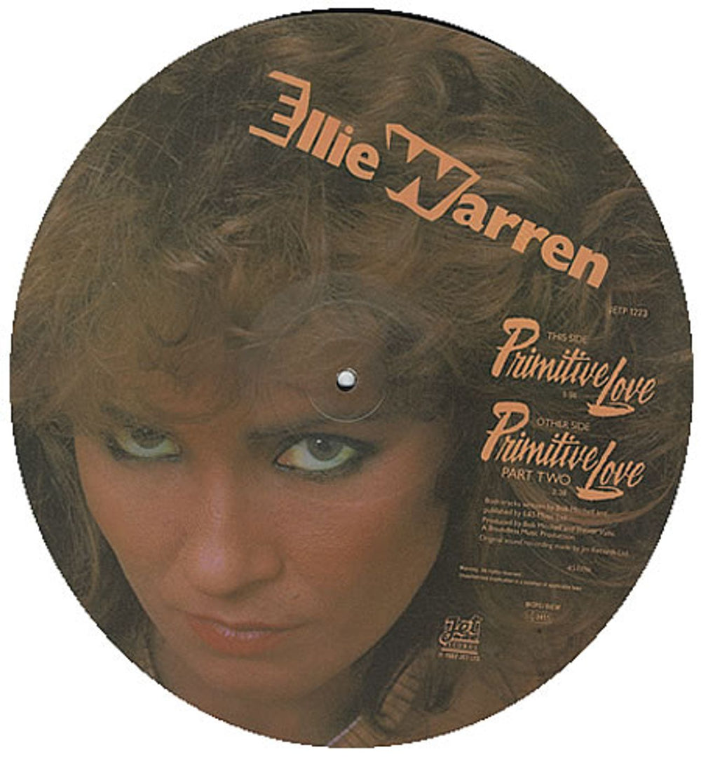 Ellie Warren Primitive Love UK 12" vinyl picture disc (12 inch picture record) ELW2PPR45428