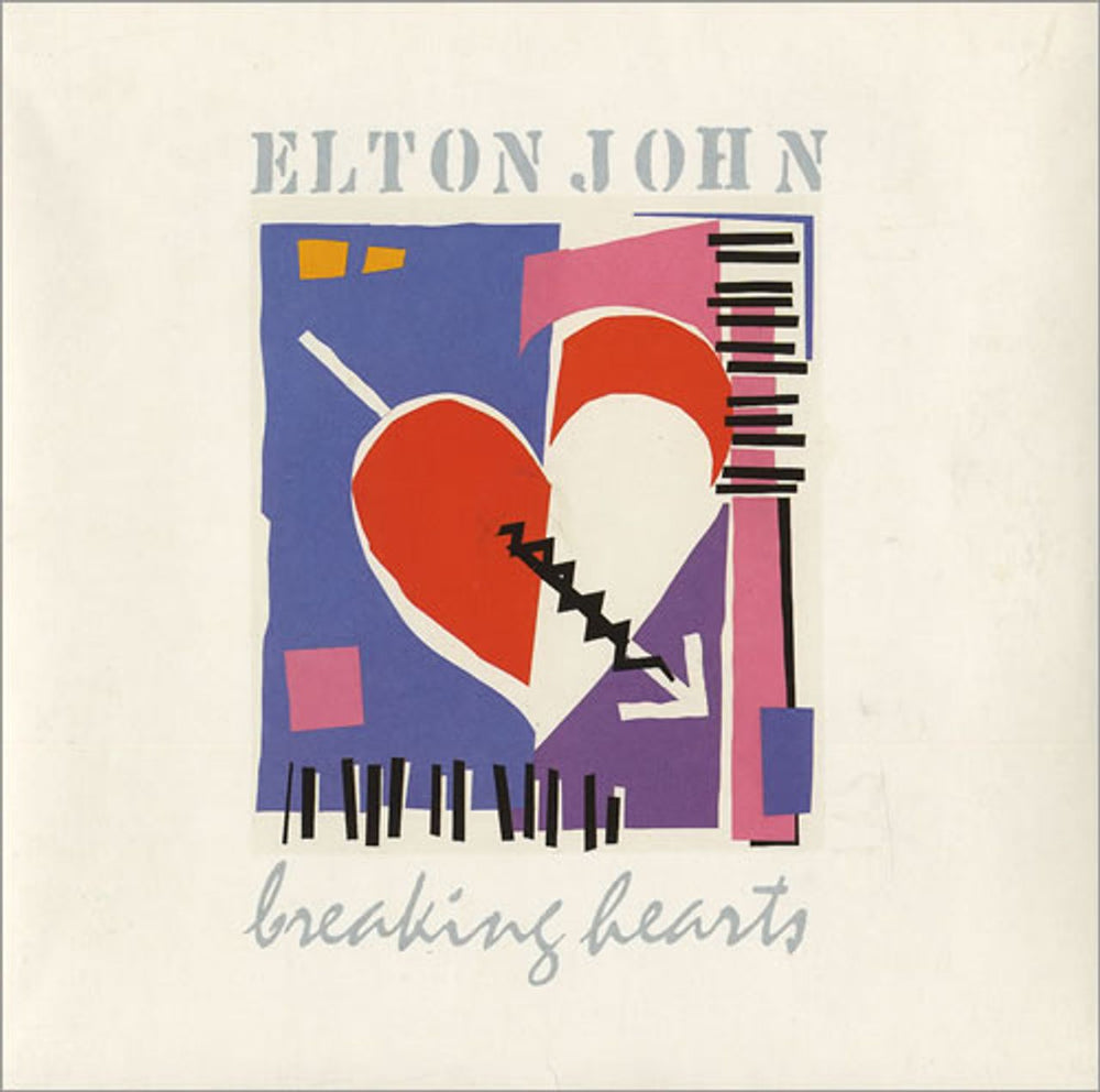 Elton John Breaking Hearts (Ain't What It Used To Be) UK 7" vinyl single (7 inch record / 45) EJS7