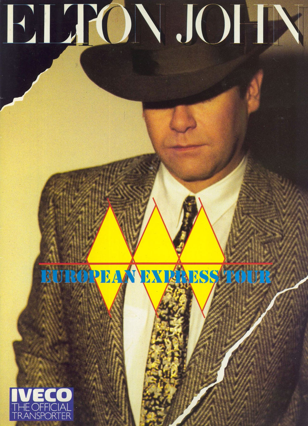 Elton John European Express Tour + Wembley Programme UK tour programme TOUR PROGRAMME