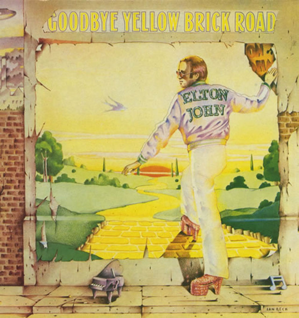 Elton John Goodbye Yellow Brick Road UK 2-LP vinyl record set (Double LP Album) PRID13