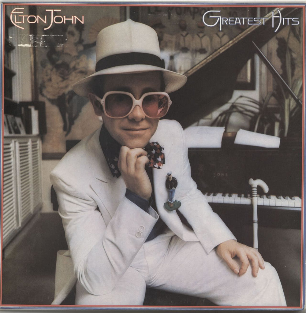 Elton John Greatest Hits - Translucent Vinyl - EX UK vinyl LP album (LP record) DJLPH442