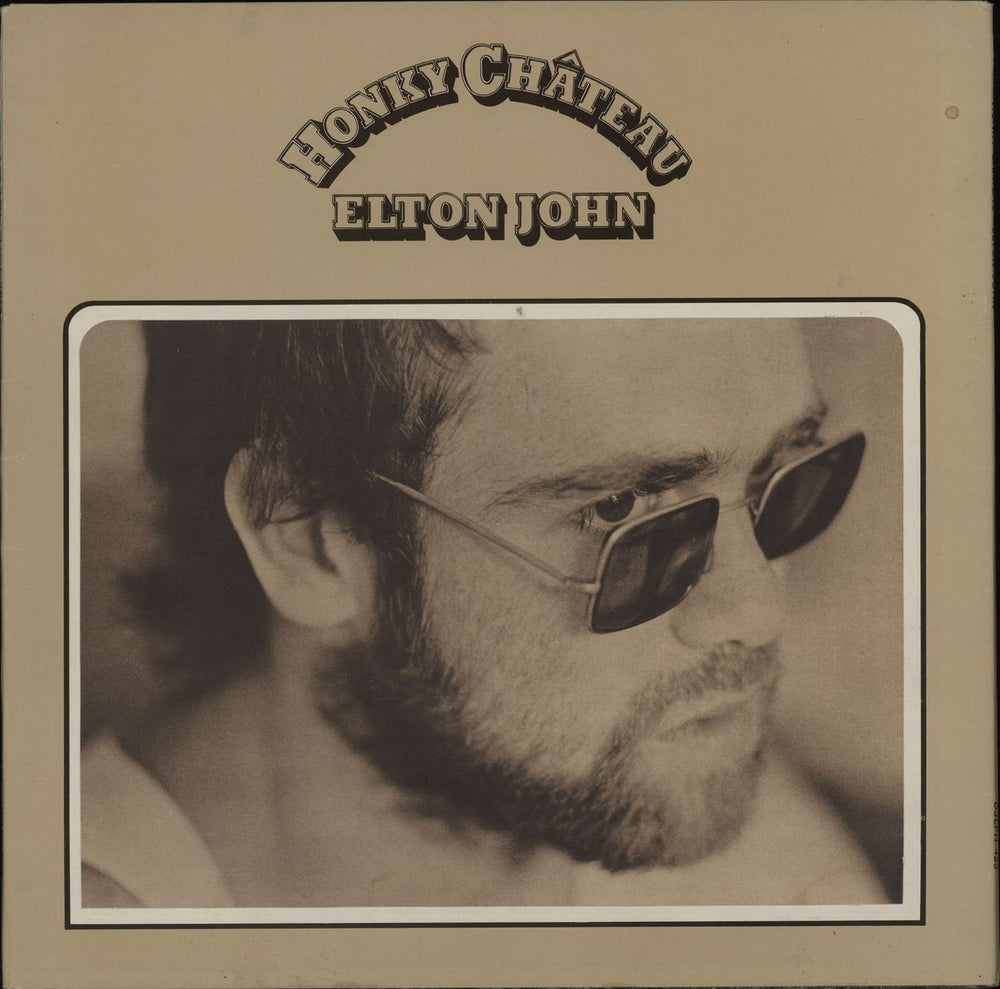 Elton John Honky Chateau - 1st - Red UK vinyl LP album (LP record) DJLPH423