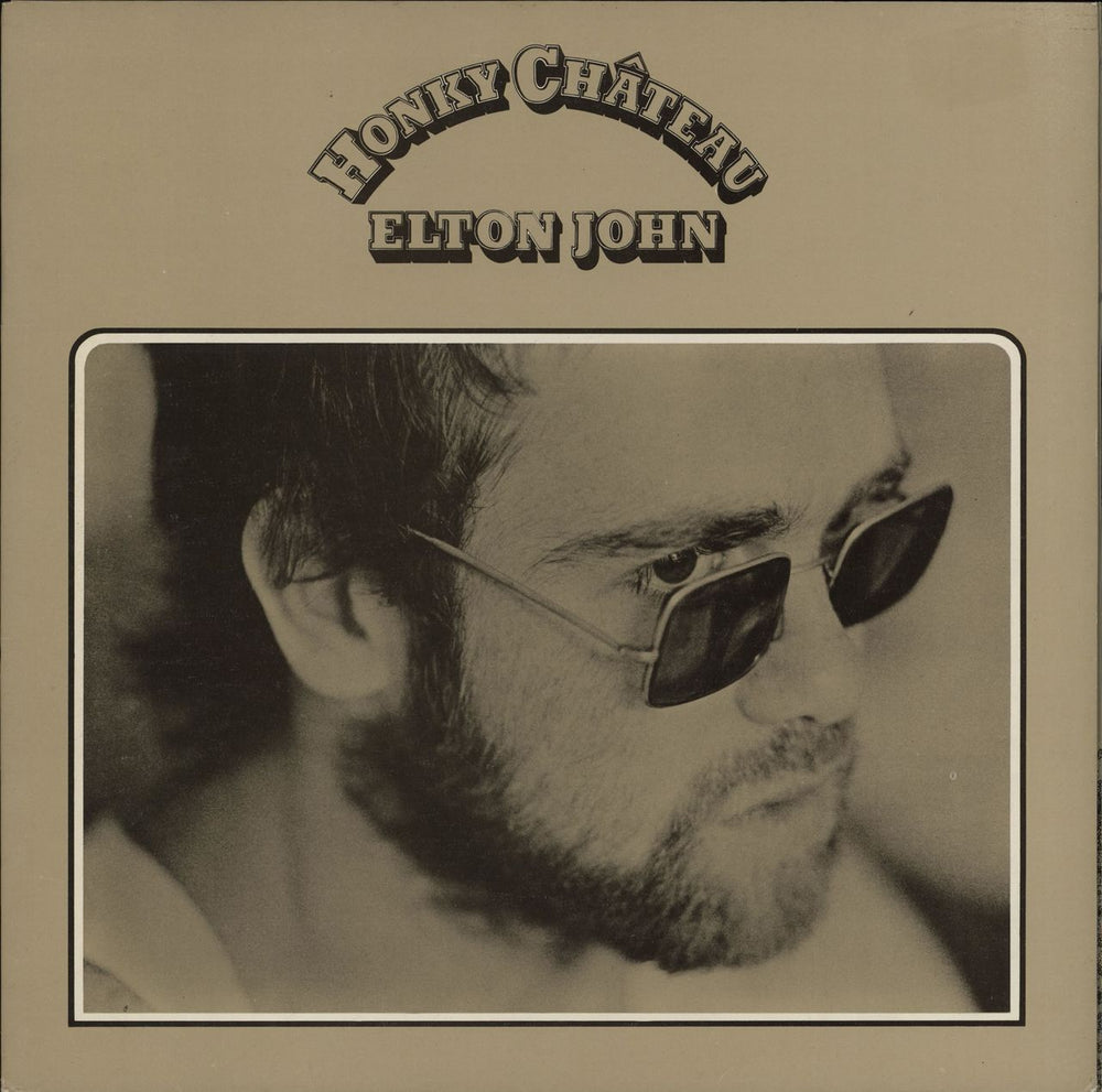 Elton John Honky Chateau - 2nd - Brown UK vinyl LP album (LP record) DJLPH423