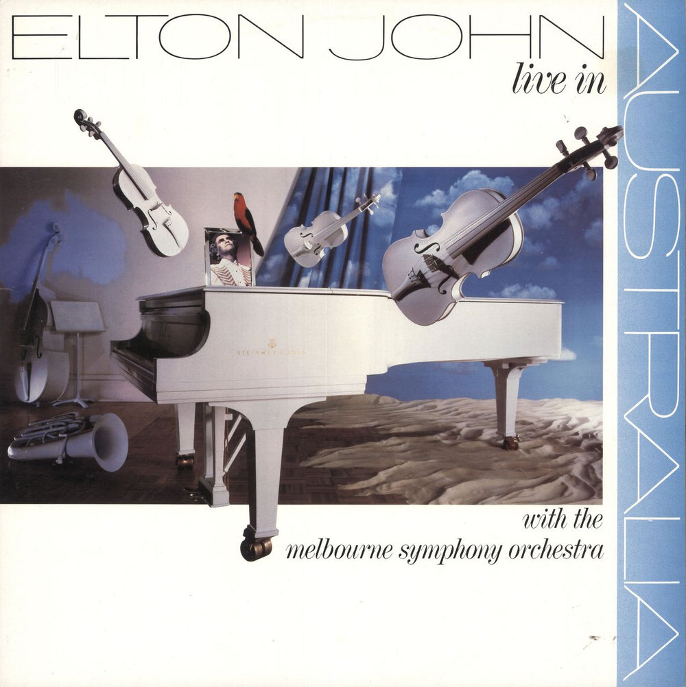 Elton John Live In Australia Australian 2-LP vinyl record set (Double LP Album) 832470-1