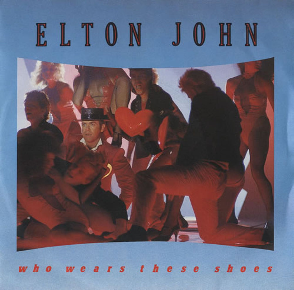 Elton John Who Wears These Shoes - New Edited Version UK 7" vinyl single (7 inch record / 45) EJS6