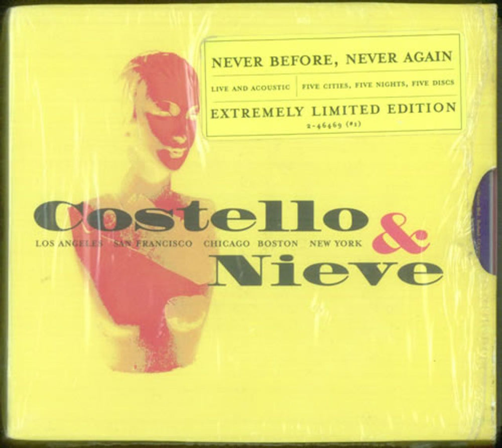 Elvis Costello Costello & Nieve - Opened shrink US CD Single Box Set 946469-2