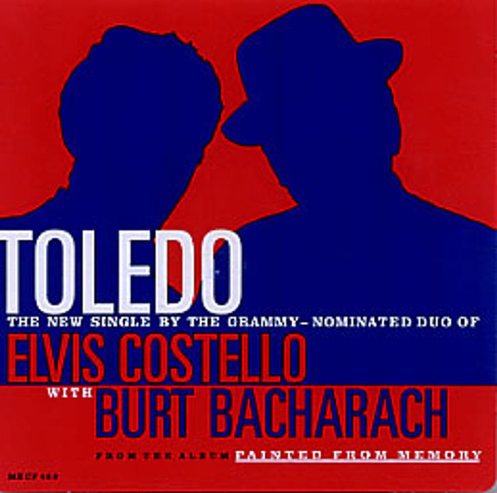 Elvis Costello Toledo US Promo CD single (CD5 / 5") MECP-468