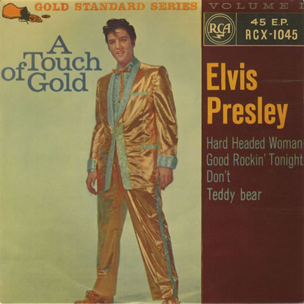 Elvis Presley A Touch Of Gold UK 7" vinyl single (7 inch record / 45) RCX-1045